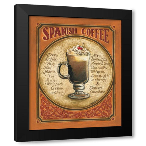 Spanish Coffee Black Modern Wood Framed Art Print by Gorham, Gregory