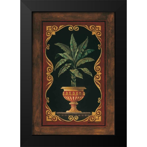 Golden Palm Black Modern Wood Framed Art Print by Gorham, Gregory