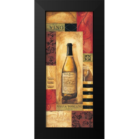 Villa Toscano Panel Black Modern Wood Framed Art Print by Gorham, Gregory