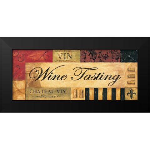 Wine Tasting Black Modern Wood Framed Art Print by Gorham, Gregory