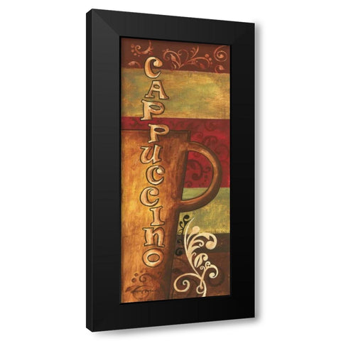 Cappuccino Black Modern Wood Framed Art Print by Gorham, Gregory