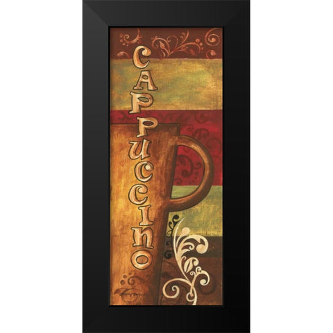 Cappuccino Black Modern Wood Framed Art Print by Gorham, Gregory