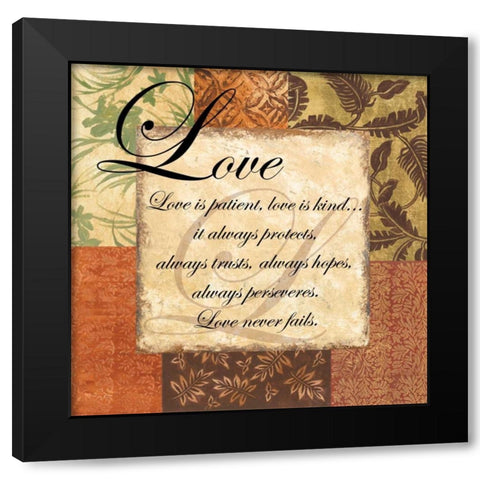 Love - special Black Modern Wood Framed Art Print by Gorham, Gregory
