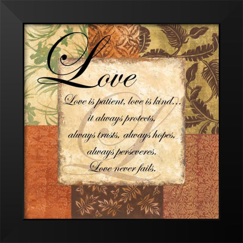 Love - special Black Modern Wood Framed Art Print by Gorham, Gregory