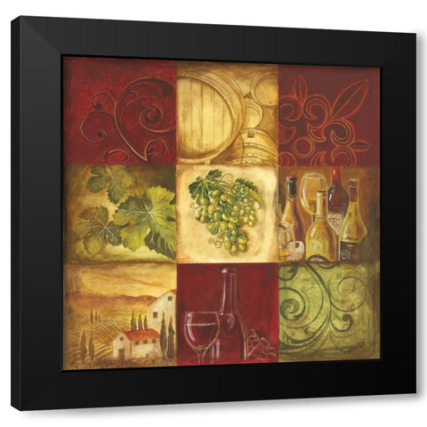 Tuscan Wine I Black Modern Wood Framed Art Print by Gorham, Gregory