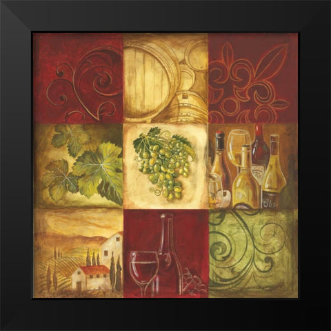 Tuscan Wine I Black Modern Wood Framed Art Print by Gorham, Gregory