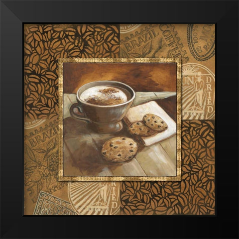 Coffee II Black Modern Wood Framed Art Print by Gorham, Gregory