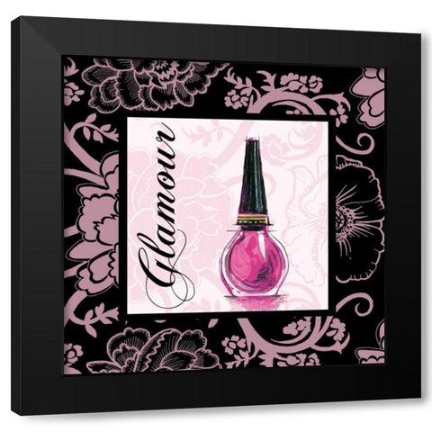 Fashion Pink Glamour Black Modern Wood Framed Art Print with Double Matting by Gorham, Gregory