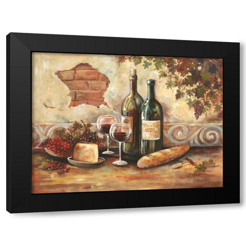 Bountiful Wine II Black Modern Wood Framed Art Print by Gorham, Gregory