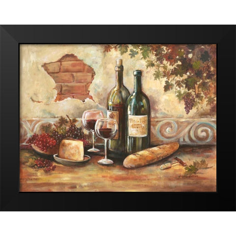 Bountiful Wine II Black Modern Wood Framed Art Print by Gorham, Gregory