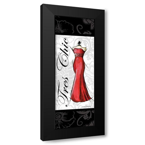 Tres Chic Black Modern Wood Framed Art Print by Gorham, Gregory