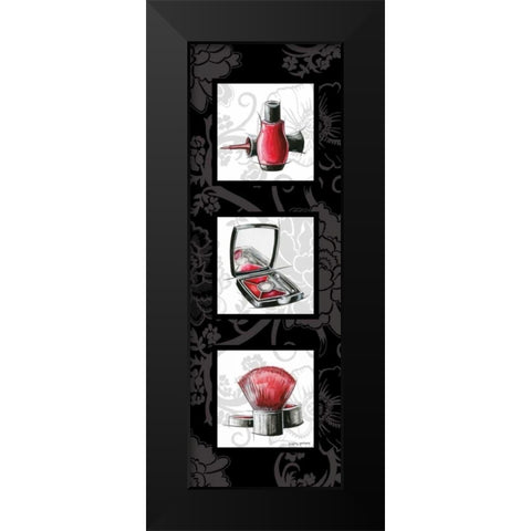Fashion Trio I Black Modern Wood Framed Art Print by Gorham, Gregory