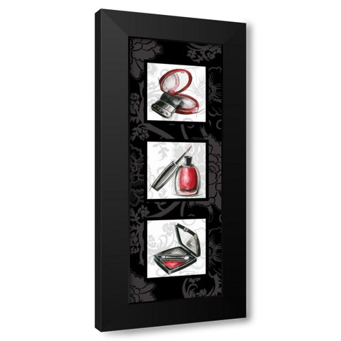 Fashion Trio II Black Modern Wood Framed Art Print by Gorham, Gregory