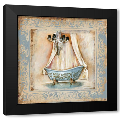 Elegant Bath I Black Modern Wood Framed Art Print by Gorham, Gregory