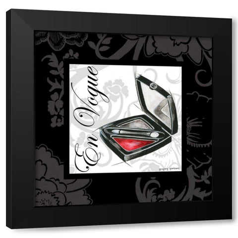 Makeup Bag III Black Modern Wood Framed Art Print by Gorham, Gregory