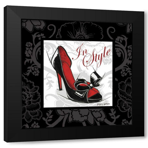 In Style Black Modern Wood Framed Art Print by Gorham, Gregory
