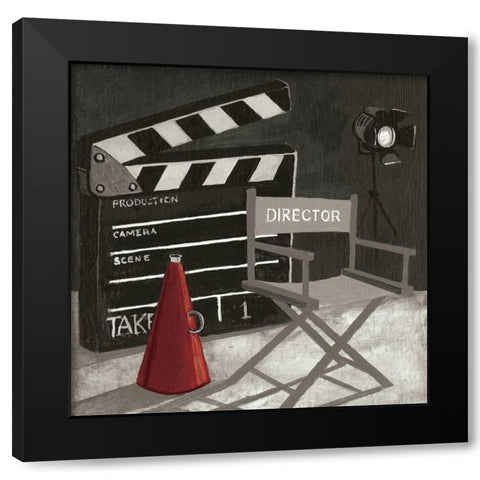 Film III Black Modern Wood Framed Art Print with Double Matting by Gorham, Gregory