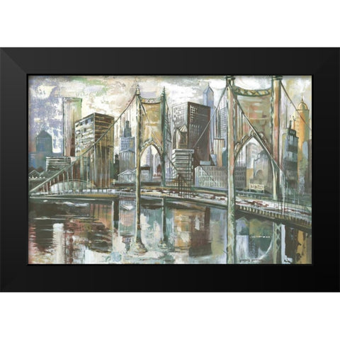 Cityscape I Black Modern Wood Framed Art Print by Gorham, Gregory