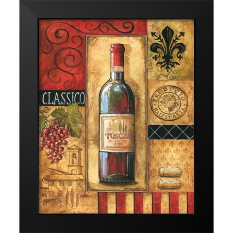Tuscan Classico Black Modern Wood Framed Art Print by Gorham, Gregory