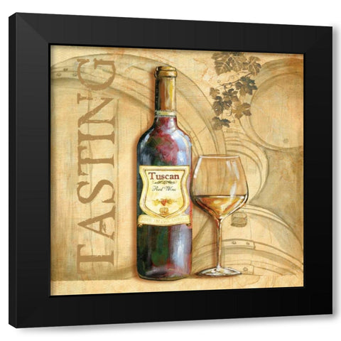 Tasting Notes I Black Modern Wood Framed Art Print with Double Matting by Gorham, Gregory