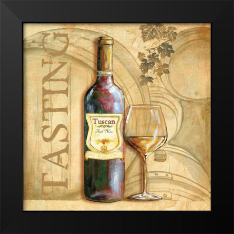 Tasting Notes I Black Modern Wood Framed Art Print by Gorham, Gregory