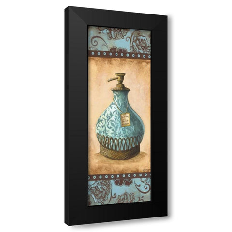 Lotion Panel Black Modern Wood Framed Art Print by Gorham, Gregory