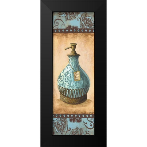 Lotion Panel Black Modern Wood Framed Art Print by Gorham, Gregory