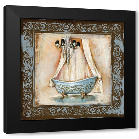 Elegant Bath III Black Modern Wood Framed Art Print by Gorham, Gregory