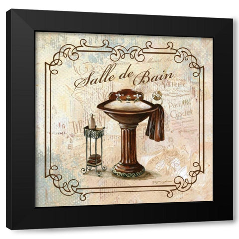 Femme Sink Black Modern Wood Framed Art Print by Gorham, Gregory