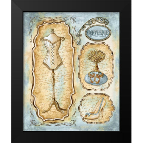 Paris Boutique I Black Modern Wood Framed Art Print by Gorham, Gregory