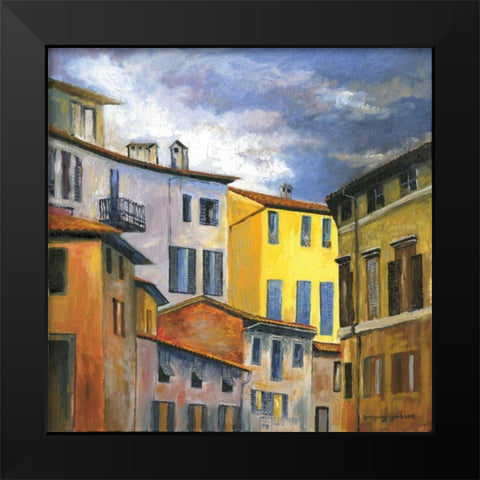Italian Scene I Black Modern Wood Framed Art Print by Gorham, Gregory