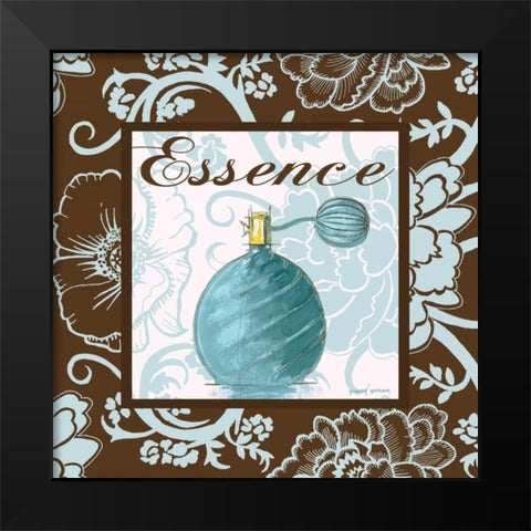Fashion Blue Essence Black Modern Wood Framed Art Print by Gorham, Gregory