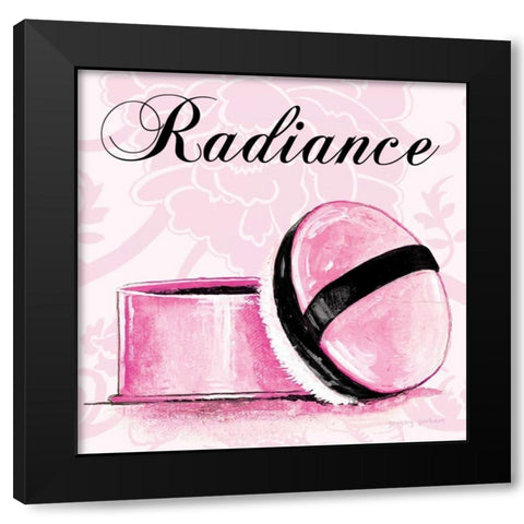 Radiance Black Modern Wood Framed Art Print with Double Matting by Gorham, Gregory