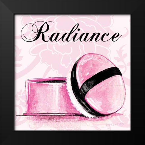 Radiance Black Modern Wood Framed Art Print by Gorham, Gregory