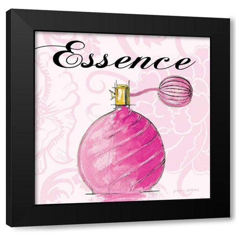 Essence Black Modern Wood Framed Art Print by Gorham, Gregory