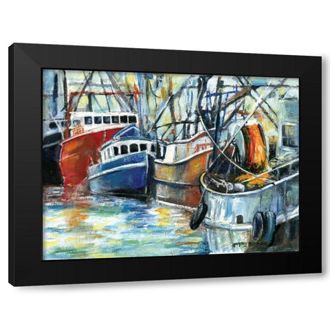 Fleet Motif I Black Modern Wood Framed Art Print by Gorham, Gregory