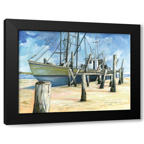 Richard Arnold Black Modern Wood Framed Art Print with Double Matting by Gorham, Gregory