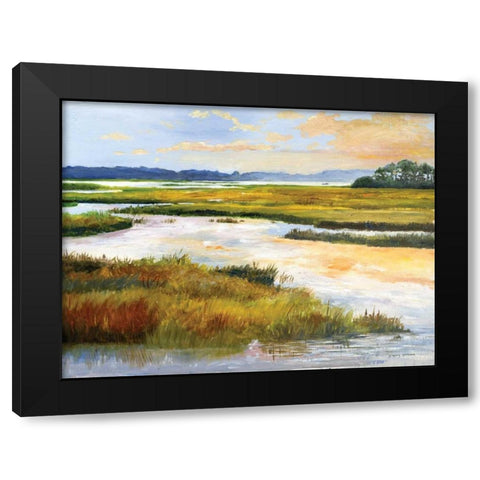 Blackfish Creek Black Modern Wood Framed Art Print by Gorham, Gregory