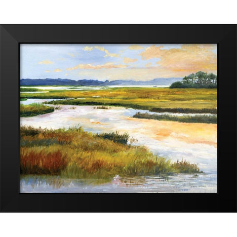 Blackfish Creek Black Modern Wood Framed Art Print by Gorham, Gregory
