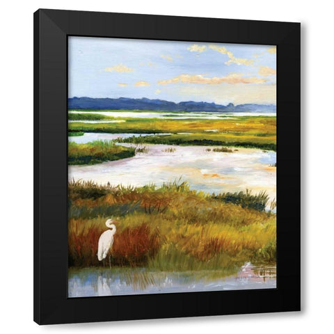 Salt Marsh Sanctuary I Black Modern Wood Framed Art Print with Double Matting by Gorham, Gregory