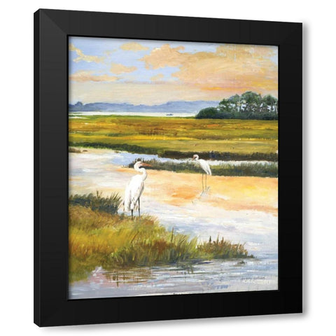 Salt Marsh Sanctuary II Black Modern Wood Framed Art Print by Gorham, Gregory