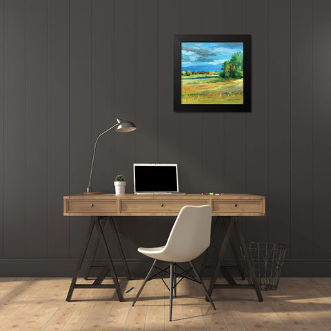 Along The Kootenai Black Modern Wood Framed Art Print by Gorham, Gregory