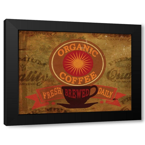 Organic Coffee Black Modern Wood Framed Art Print with Double Matting by Giacopelli, Jason