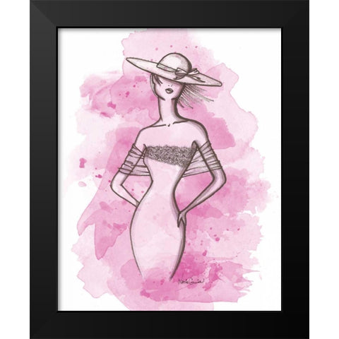 From the Runway II Black Modern Wood Framed Art Print by Guinn, Katie