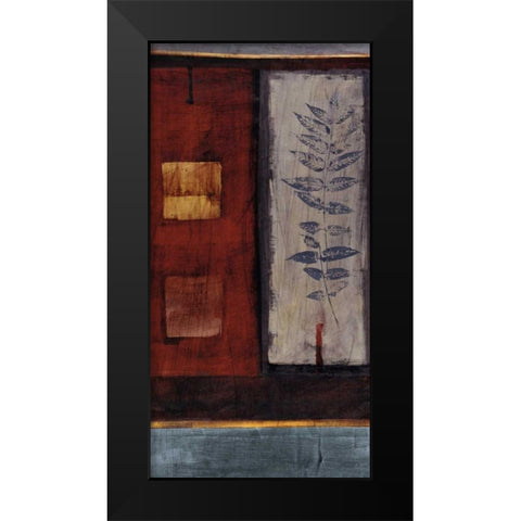 Fire Black Modern Wood Framed Art Print by Hargittai, Paul