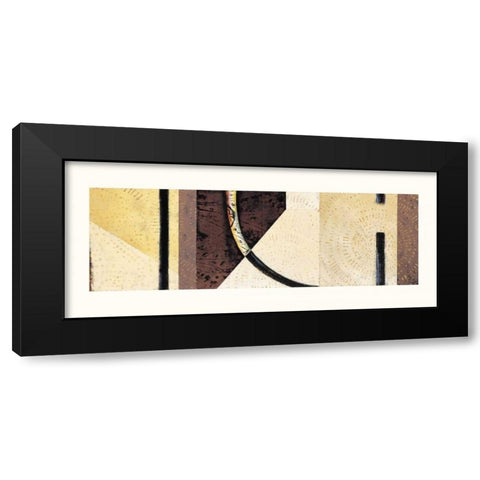 Line and Verse #II7 Black Modern Wood Framed Art Print with Double Matting by Holland, Cynthia