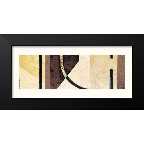 Line and Verse #II7 Black Modern Wood Framed Art Print by Holland, Cynthia
