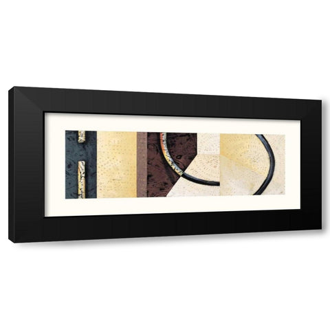 Line and Verse #II8 Black Modern Wood Framed Art Print by Holland, Cynthia