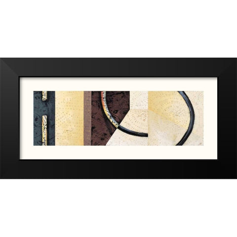 Line and Verse #II8 Black Modern Wood Framed Art Print by Holland, Cynthia