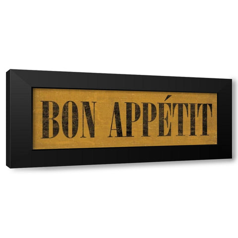 Bon Appetit IV Black Modern Wood Framed Art Print with Double Matting by Harbick, N